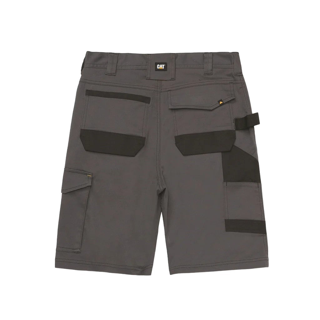 Dark Shadow - Back - Caterpillar Mens Essential Stretch Shorts