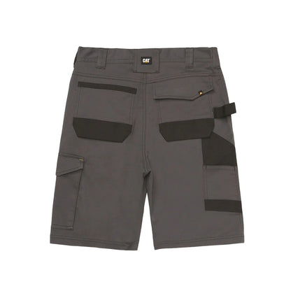 Dark Shadow - Back - Caterpillar Mens Essential Stretch Shorts
