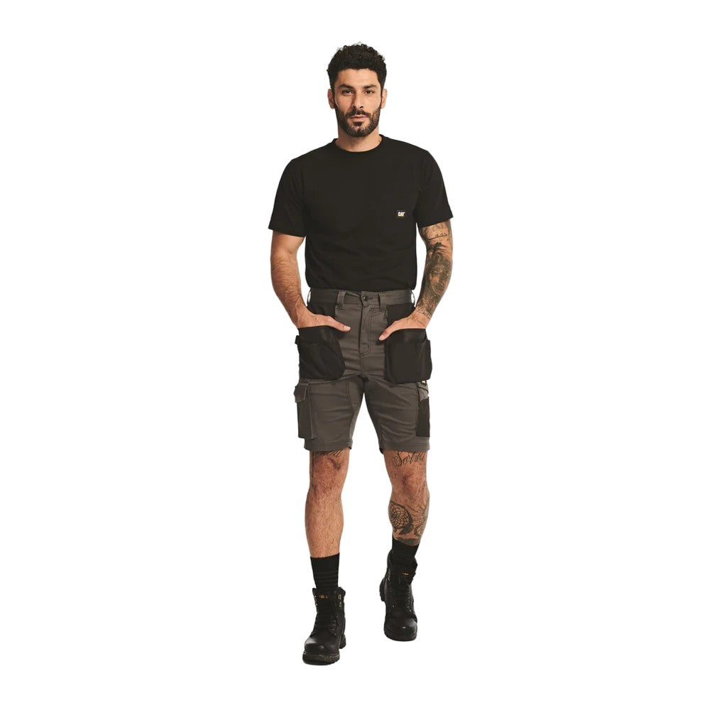 Dark Shadow - Lifestyle - Caterpillar Mens Essential Stretch Shorts