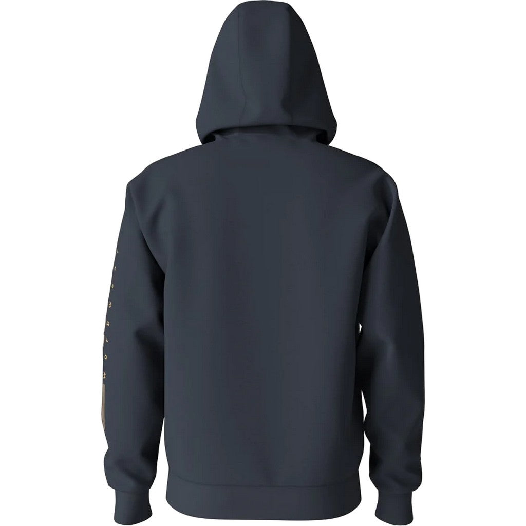 Ink Navy - Back - Dickies Workwear Mens Graphic Print Fleece Pullover Hoodie