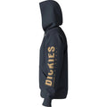 Ink Navy - Side - Dickies Workwear Mens Graphic Print Fleece Pullover Hoodie