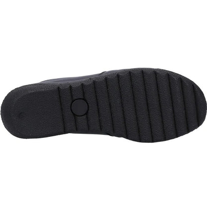Black - Back - Fleet & Foster Womens-Ladies Finnsheep Casual Shoes