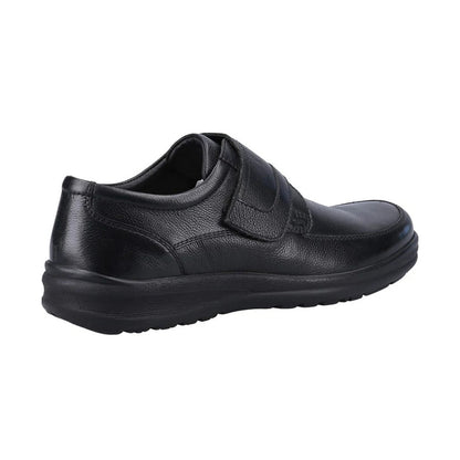 Black - Back - Fleet & Foster Mens Polypay Moccasins