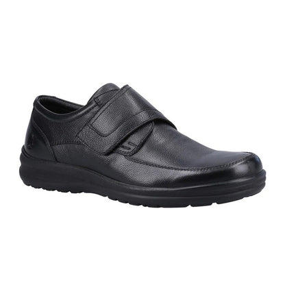 Black - Front - Fleet & Foster Mens Polypay Moccasins