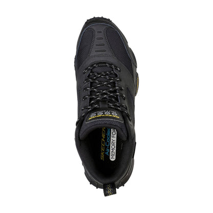 Black - Side - Skechers Mens Skech-Air Envoy Bulldozer Leather Walking Boots