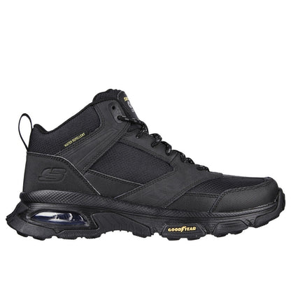 Black - Lifestyle - Skechers Mens Skech-Air Envoy Bulldozer Leather Walking Boots