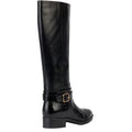 Black - Back - Geox Womens-Ladies D Felicity A Leather Calf Boots