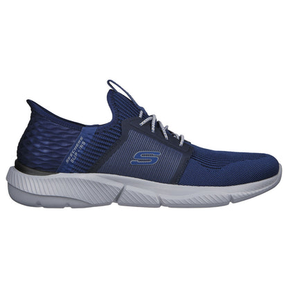 Navy - Lifestyle - Skechers Mens Ingram Brackett Relaxed Fit Trainers