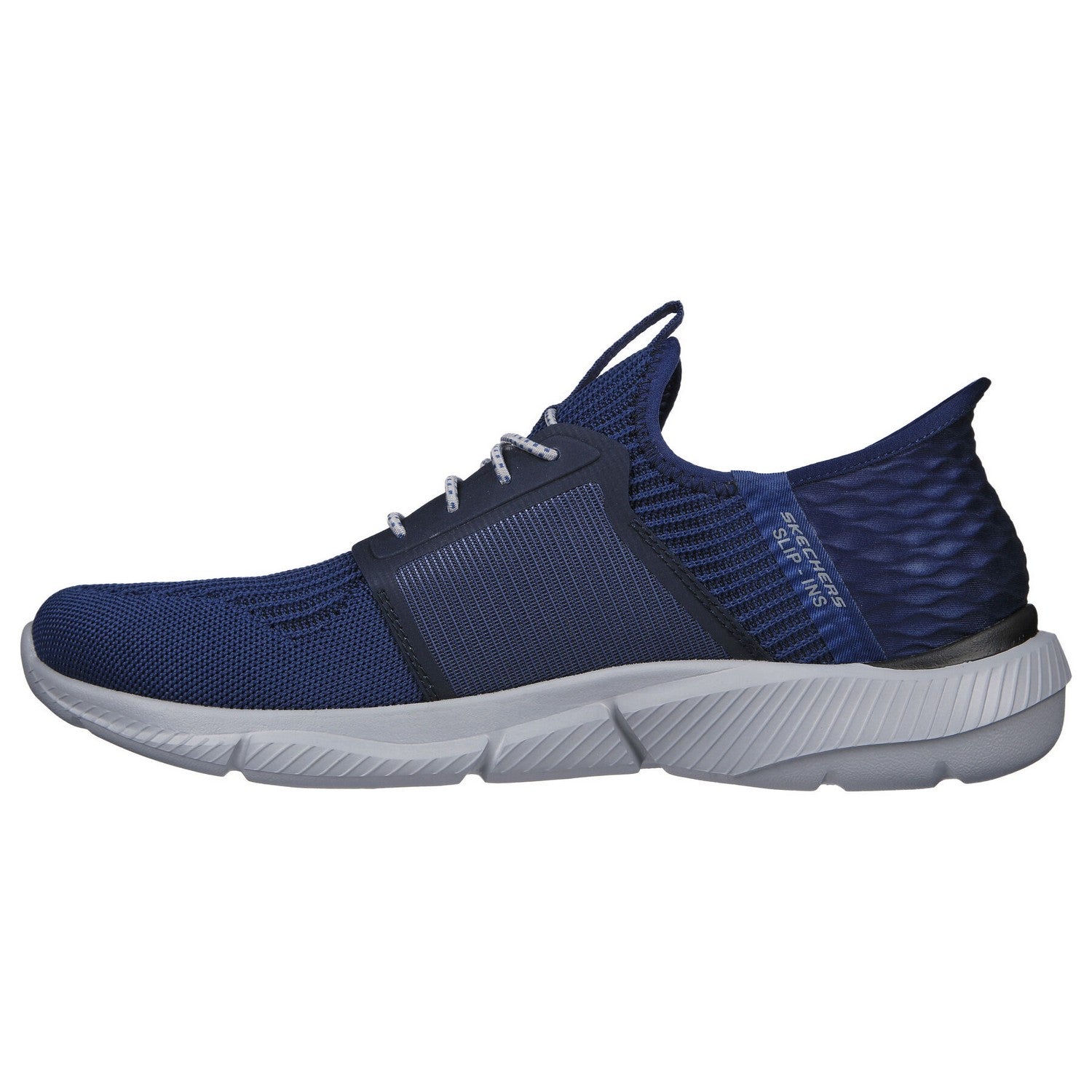 Navy - Pack Shot - Skechers Mens Ingram Brackett Relaxed Fit Trainers