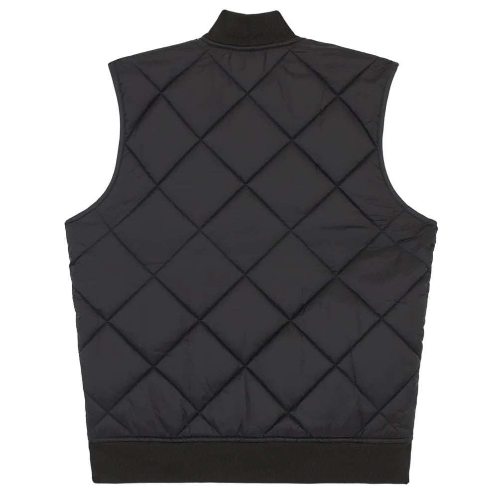 Black - Back - Dickies Workwear Mens Diamond Quilted Gilet
