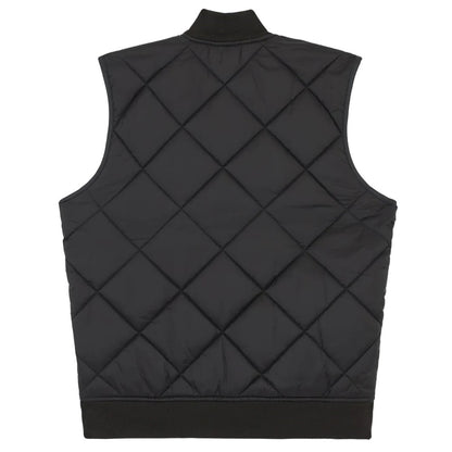 Black - Back - Dickies Workwear Mens Diamond Quilted Gilet