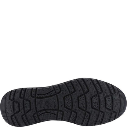 Black - Back - Hush Puppies Mens Cole Nubuck Shoes