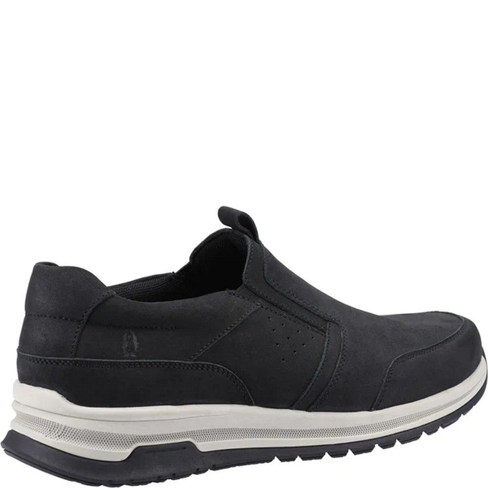 Black - Lifestyle - Hush Puppies Mens Cole Nubuck Shoes