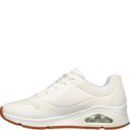 White - Lifestyle - Skechers Womens-Ladies Uno SR Work Relaxed Fit Safety Shoes