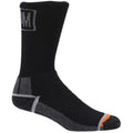 Black - Side - Magnum Mens MX-5 Merino Wool Heavyweight Boot Socks
