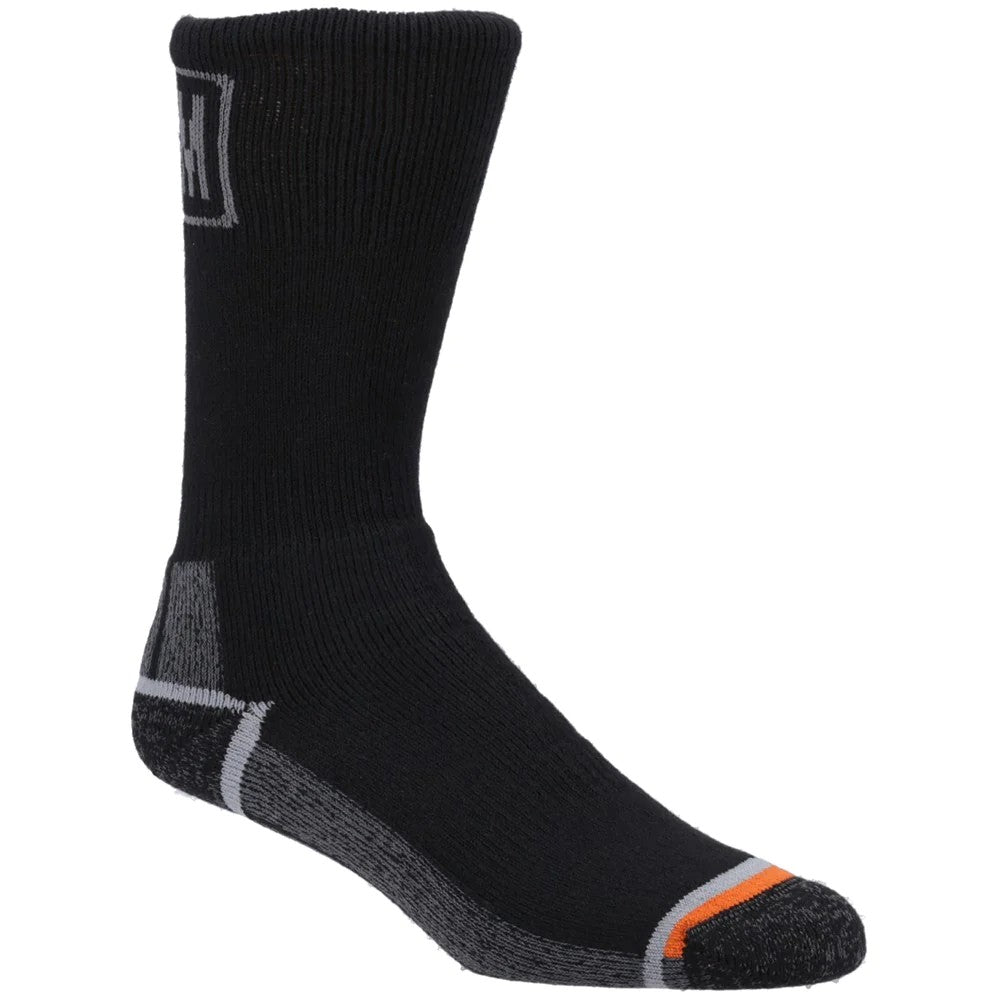 Black - Front - Magnum Mens MX-5 Merino Wool Heavyweight Boot Socks