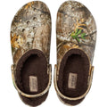 Chocolate - Pack Shot - Crocs Mens Classic Realtree Edge Lined Clogs