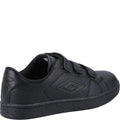 Black - Back - Umbro Boys Medway V Jnr Touch Fastening School Shoes