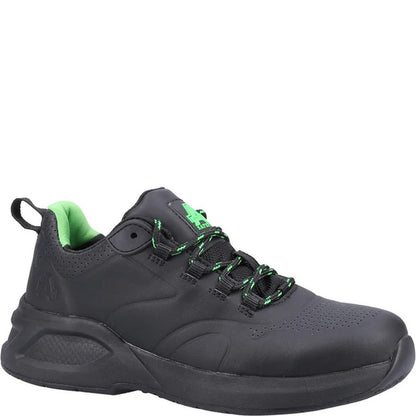 Black - Front - Amblers Womens-Ladies AS612 Fern Leather Safety Trainers
