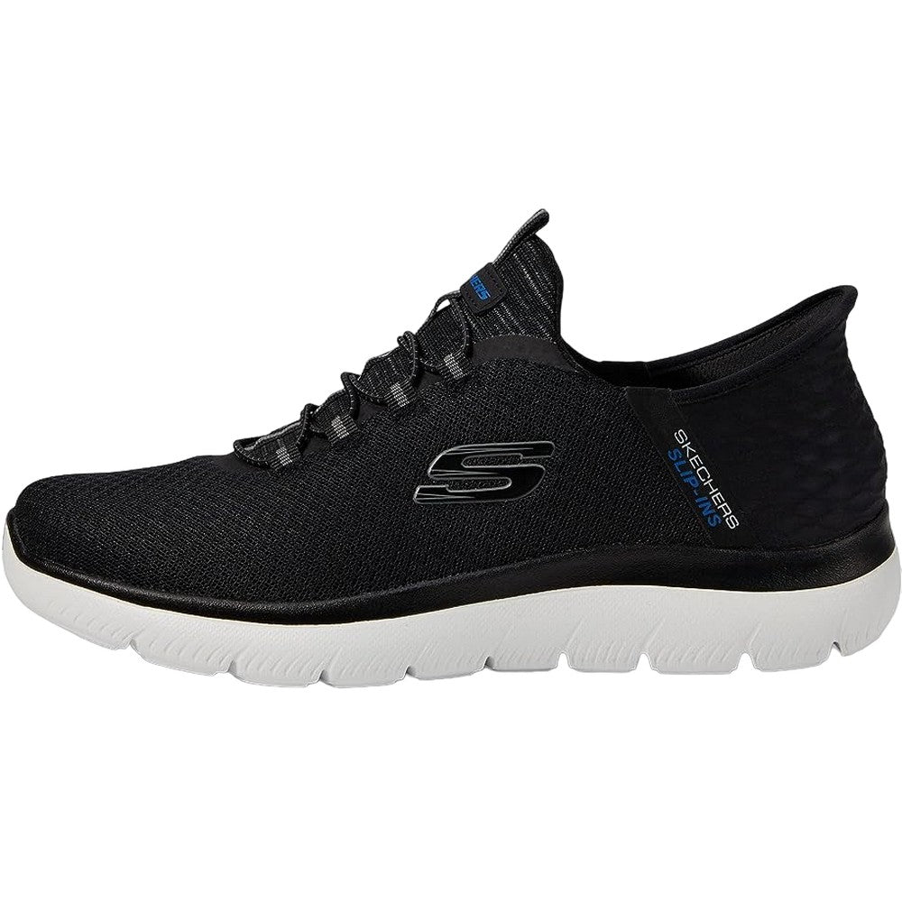 Black - Lifestyle - Skechers Mens Summits - High Range Slip-on Shoes