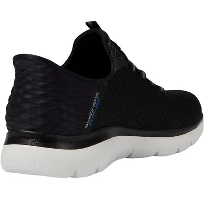 Black - Pack Shot - Skechers Mens Summits - High Range Slip-on Shoes