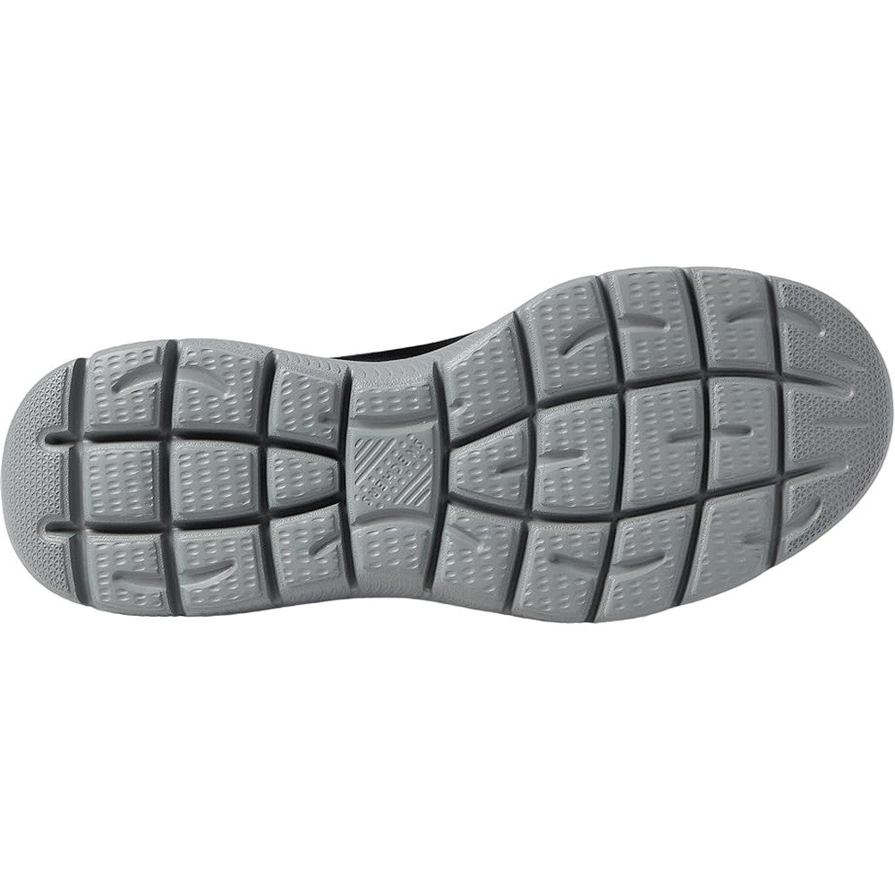 Charcoal - Back - Skechers Mens Summits - High Range Slip-on Shoes