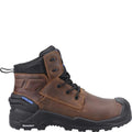 Brown - Side - Amblers Mens AS980C Crusader Grain Leather Safety Boots