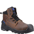 Brown - Front - Amblers Mens AS980C Crusader Grain Leather Safety Boots