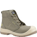 Khaki Green - Front - Safety Jogger Mens ECODESERT S1P Mid Cut Safety Boots