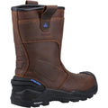 Brown - Lifestyle - Amblers Mens AS983C Conqueror Rigger Grain Leather Safety Boots