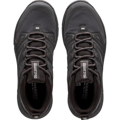 Black-Red - Close up - Helly Hansen Mens Stalheim Hiking Shoes