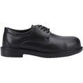 Black - Side - Magnum Unisex Adult Duty Lite Uniform Grain Leather Safety Shoes