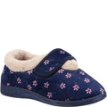 Navy - Front - Fleet & Foster Womens-Ladies Tunnis Slippers