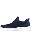 Navy - Pack Shot - Skechers Womens-Ladies Dynamight 2.0 - Real Smooth Trainers