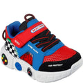 Red-Blue - Front - Skechers Boys Game Kicks Gametronix Trainers