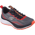 Charcoal-Red - Front - Skechers Boys Elite Sport Push-Pace Trainers