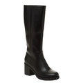 Black - Front - Rocket Dog Womens-Ladies Stanley Long Boots