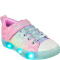 Multicoloured - Front - Skechers Girls Twinkle Sparks Ice Dreamsicle Trainers