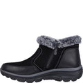 Black - Pack Shot - Skechers Womens-Ladies Easy Going Warm Escape Suede Ankle Boots