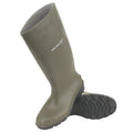 Green - Back - Dunlop Pricemastor PVC Welly - Mens Wellington Boots