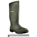 Green - Side - Dunlop Pricemastor PVC Welly - Mens Wellington Boots