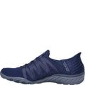 Navy - Pack Shot - Skechers Womens-Ladies Breathe Easy Roll With Me Casual Shoes