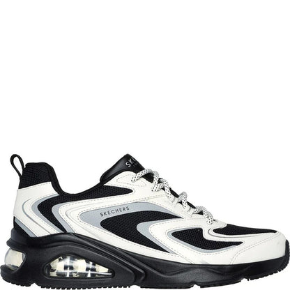 Black-White - Lifestyle - Skechers Womens-Ladies Tres-Air Uno - Street Fl-Air Trainers