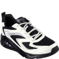 Black-White - Front - Skechers Womens-Ladies Tres-Air Uno - Street Fl-Air Trainers