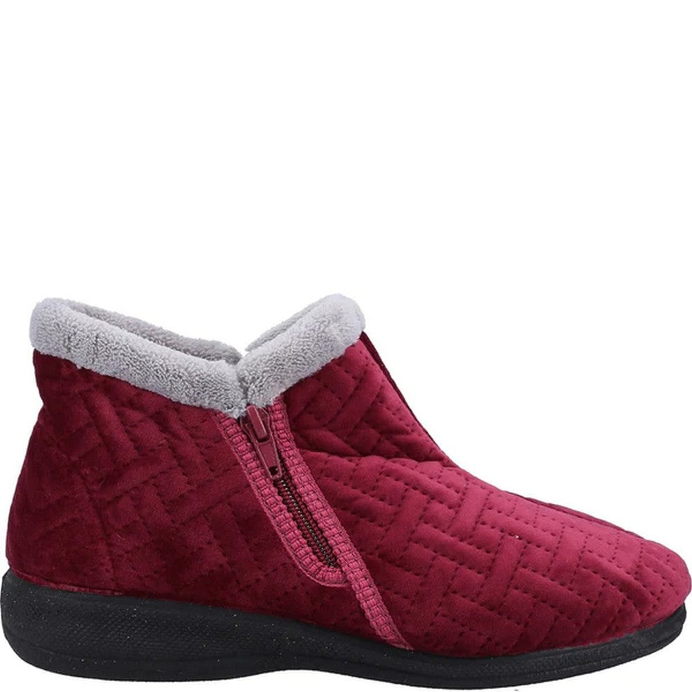 Pink - Side - Fleet & Foster Womens-Ladies Perendale Boots