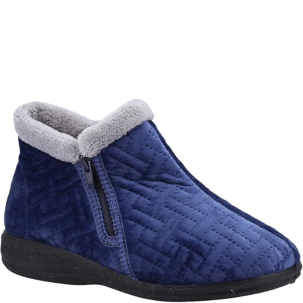 Navy - Front - Fleet & Foster Womens-Ladies Perendale Boots