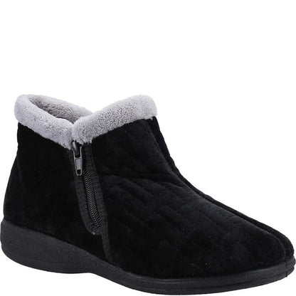 Black - Front - Fleet & Foster Womens-Ladies Perendale Boots