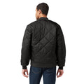 Black - Back - Dickies Workwear Mens Diamond Nylon Quilted Jacket