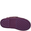 Purple - Lifestyle - Cotswold Womens-Ladies Lechlade Suede Sheepskin Slippers