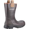 Brown - Back - Dunlop Unisex Adult Purofort Rigpro Safety Wellington Boots